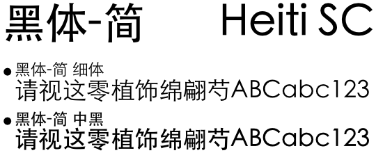 Problematic pairing of a gothic Chinese typeface that is suitable for body text with an English typeface that is not suitable for body text.