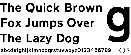 In the typeface Transport, the shapes of letters "a" and "o" are so different that you can easily tell them apart.